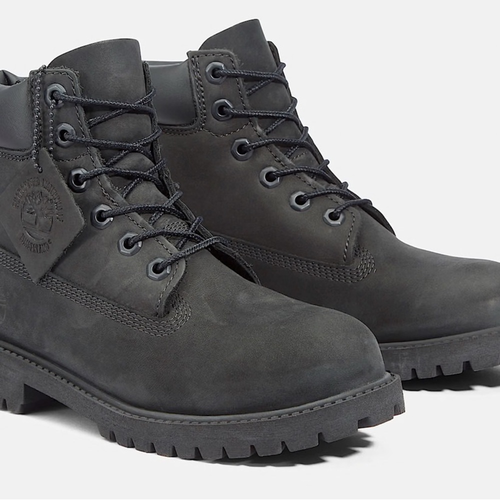 Timberland Men's Charcoal Leather Boots